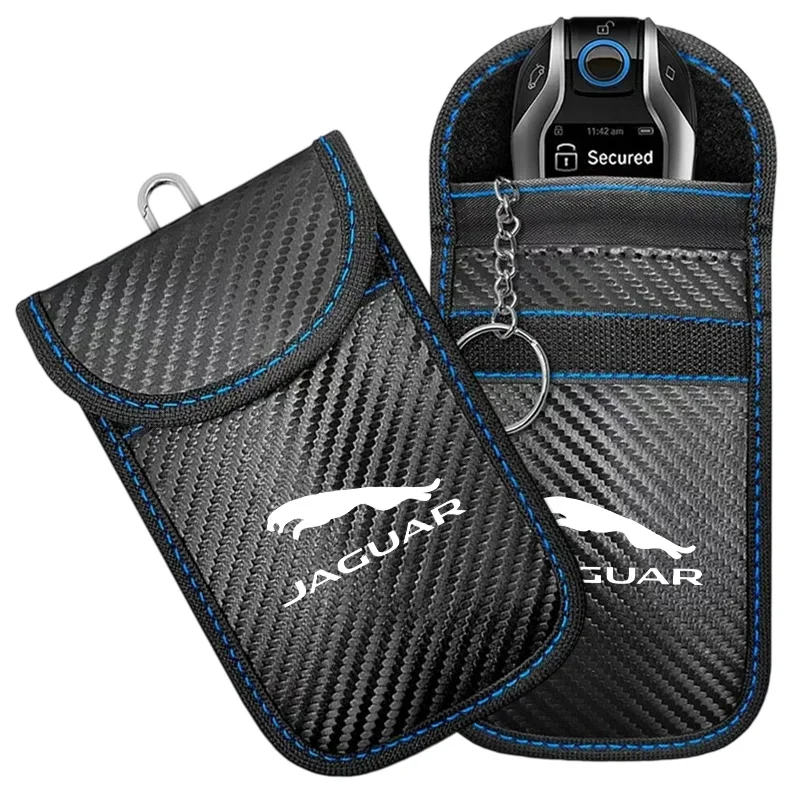 Keychain Jaguar Logo Car Key Pouch Signal-blocking Faraday Bag Key Case Anti-theft Car Key Storage Organizer with Wear Resistant
Keychain Jaguar Logo Car Key Pouch Signal-blocking Faraday Bag Key Case Anti-theft Car Key Storage Organizer with Wear Resistant