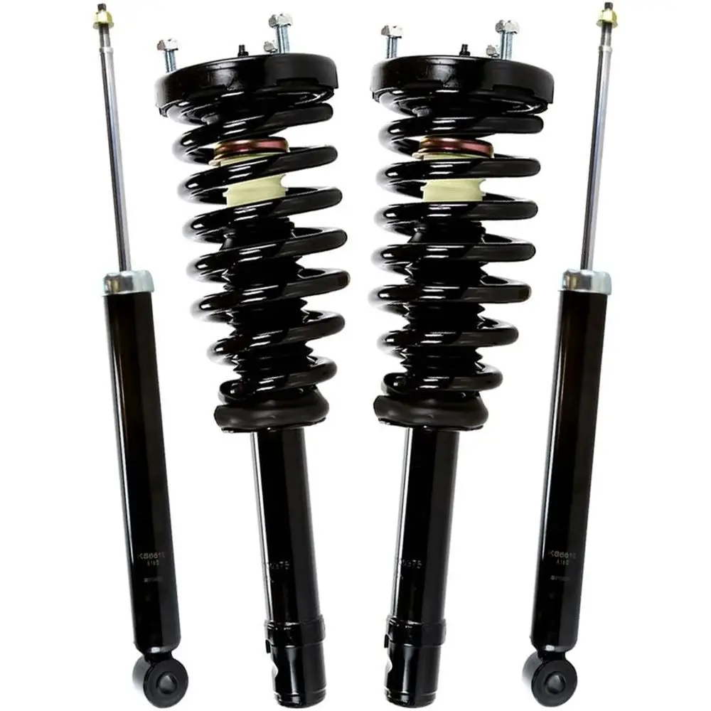 AutoShack Front and Rear Complete Strut & Coil Spring Assemblies & Shock Absorbers - Driver and Passenger Side for Hyundai, Sona
AutoShack Front and Rear Complete Strut & Coil Spring Assemblies & Shock Absorbers - Driver and Passenger Side for Hyundai, Sona