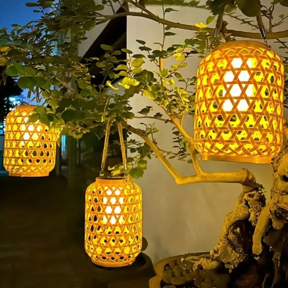 Waterproof Rattan Solar Lanterns Rechargeable Elegant Design Solar Bulb Lights Soft Light Bamboo Weaving Solar Table Light
Waterproof Rattan Solar Lanterns Rechargeable Elegant Design Solar Bulb Lights Soft Light Bamboo Weaving Solar Table Light