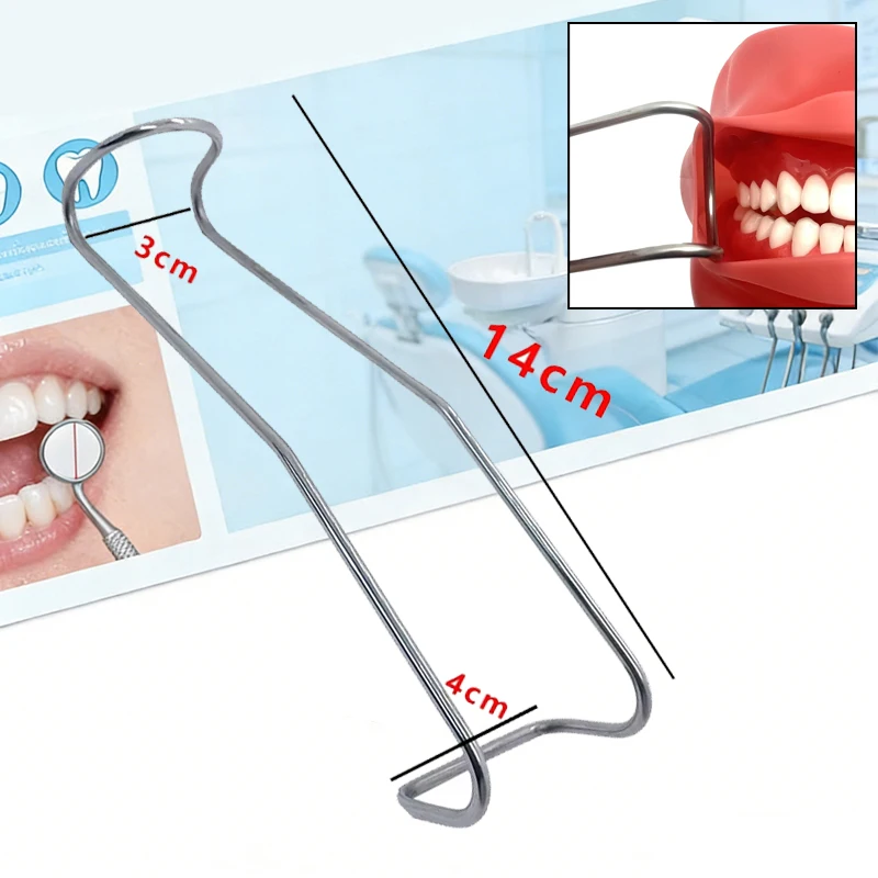 2pcs Orthodontic Cheek Retractor Dental Implant Mouth Opener Autoclavable Stainless Steel Instrument
2pcs Orthodontic Cheek Retractor Dental Implant Mouth Opener Autoclavable Stainless Steel Instrument