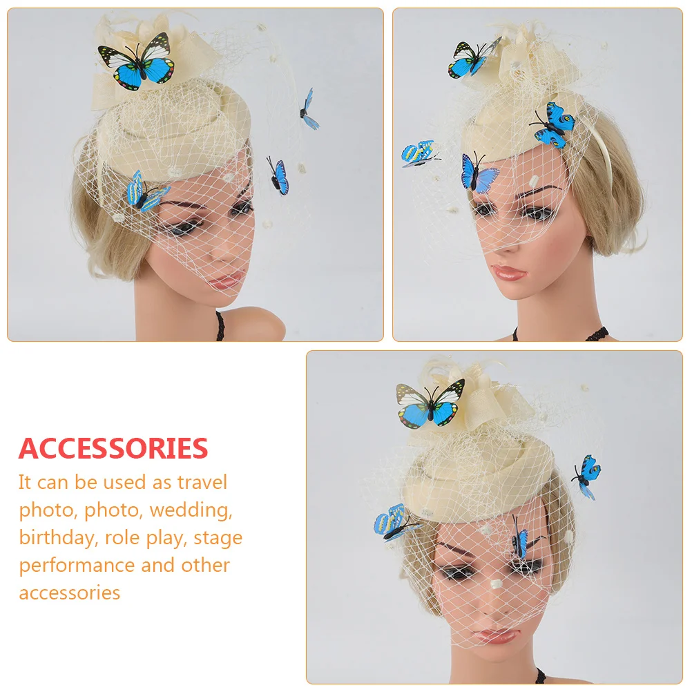 Mesh Butterfly Women Headdress Non Mesh Yarn Headdress fading Headpiece Wedding Birthday Photo Accessories
Mesh Butterfly Women Headdress Non Mesh Yarn Headdress fading Headpiece Wedding Birthday Photo Accessories