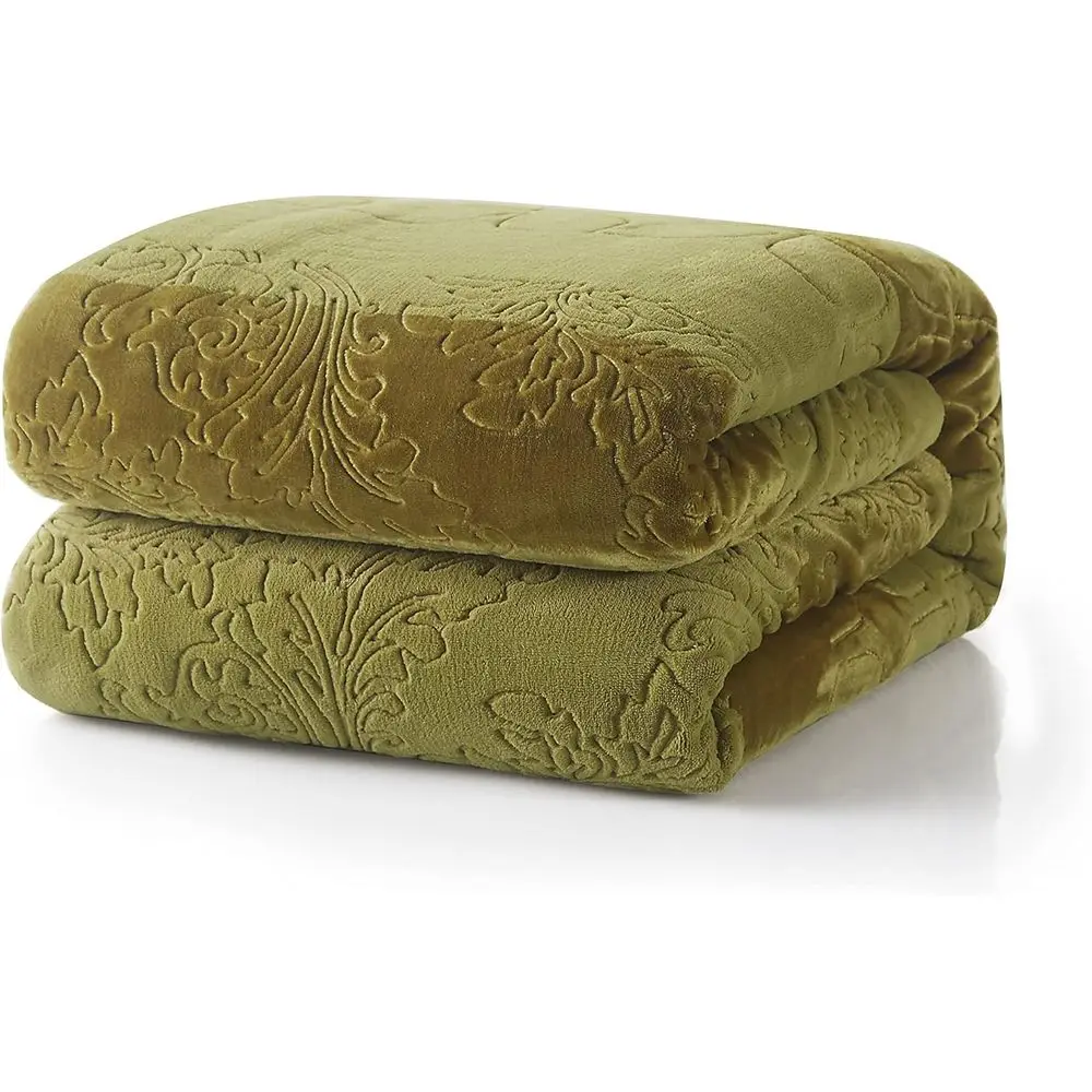Зеленое уютное одеяло-плед из шерпы - 63 x 87 дюймов для односпальной кровати
Зеленое уютное одеяло-плед из шерпы - 63 x 87 дюймов для односпальной кровати