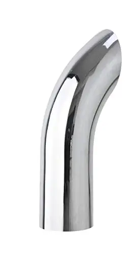 Curved Chrome Exhaust Tube 5 Inch Wide 18 Inch Tall Polished Finish
Curved Chrome Exhaust Tube 5 Inch Wide 18 Inch Tall Polished Finish