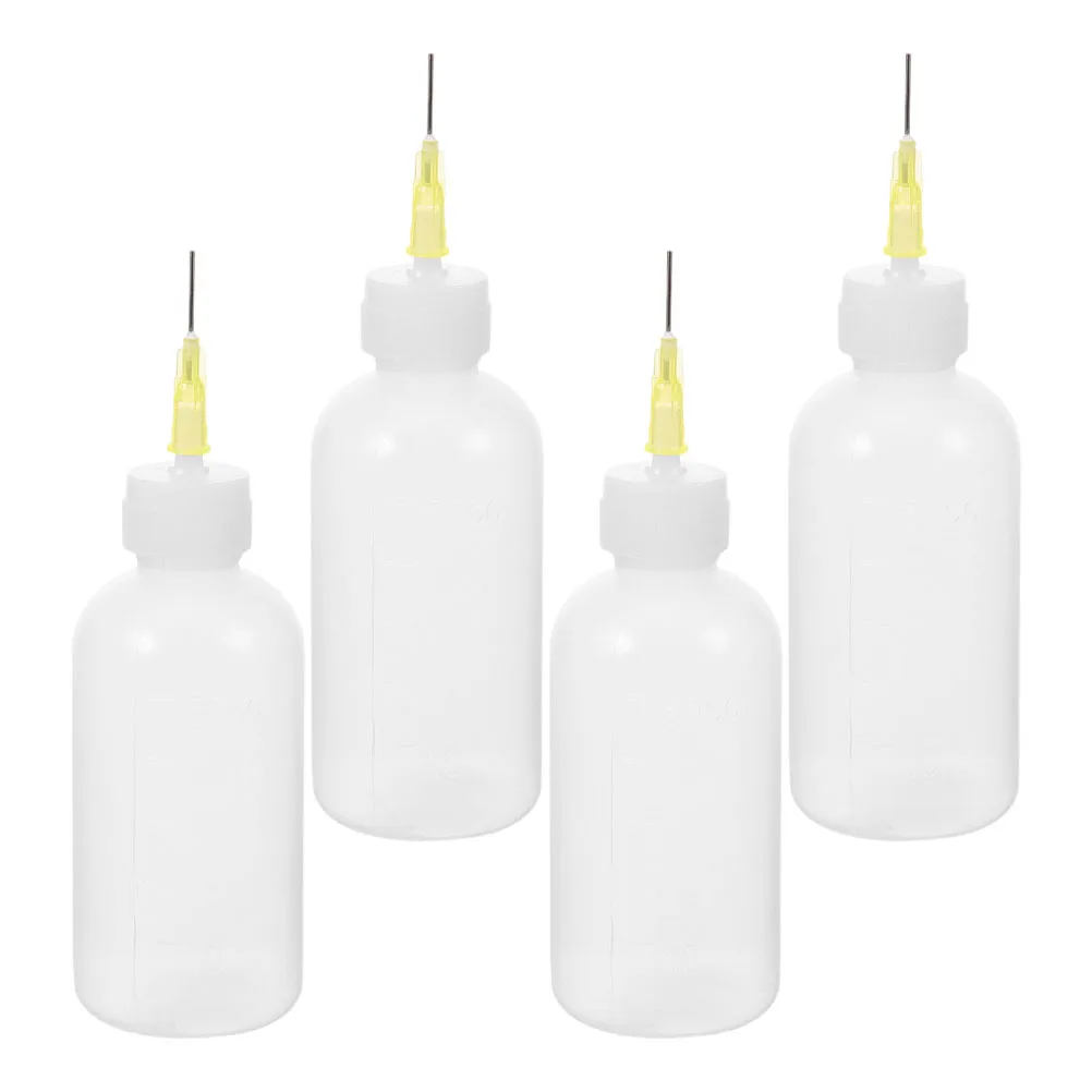 4pcs Plastic Dispensing Bottle Craft Glue Applicator Fine Tip Squeeze Precision Needle Portable Reusable Lab Bottle
4pcs Plastic Dispensing Bottle Craft Glue Applicator Fine Tip Squeeze Precision Needle Portable Reusable Lab Bottle