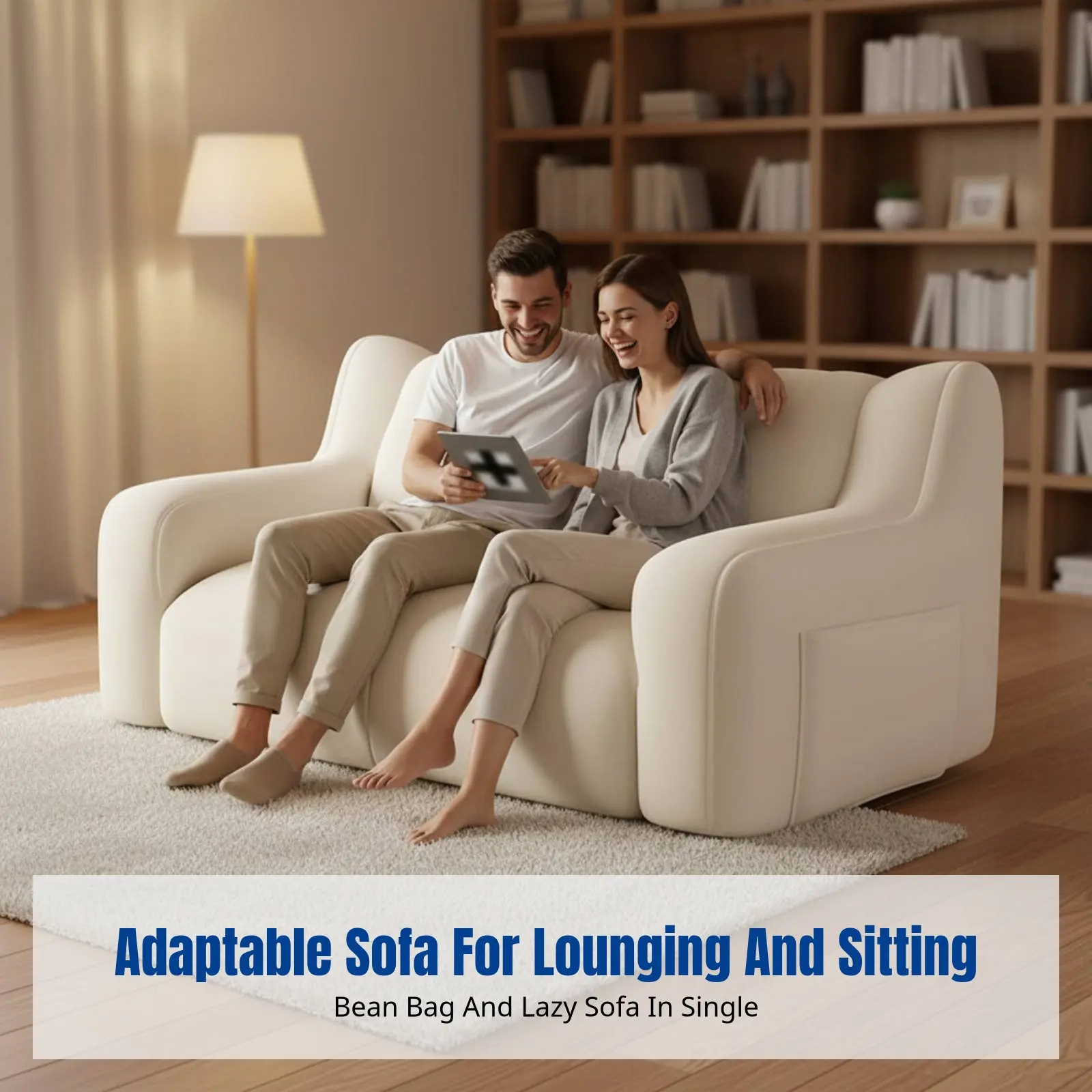 Bean Bag Sofa, Lazy Chair for Rental Apartment, Low Seating, Soft Polystyrene Filling, Random Color
Bean Bag Sofa, Lazy Chair for Rental Apartment, Low Seating, Soft Polystyrene Filling, Random Color