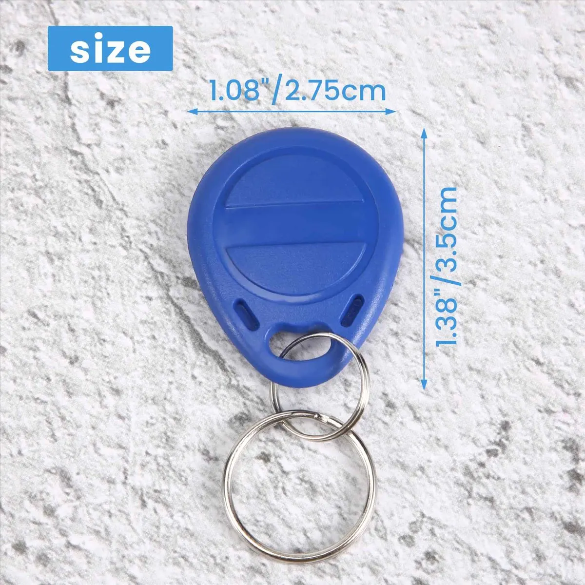 (A32M) 50 PCS Writable 125KHz RFID Key Fob Proximity ID Card Token Tag Rewritable T5577 Universal
(A32M) 50 PCS Writable 125KHz RFID Key Fob Proximity ID Card Token Tag Rewritable T5577 Universal