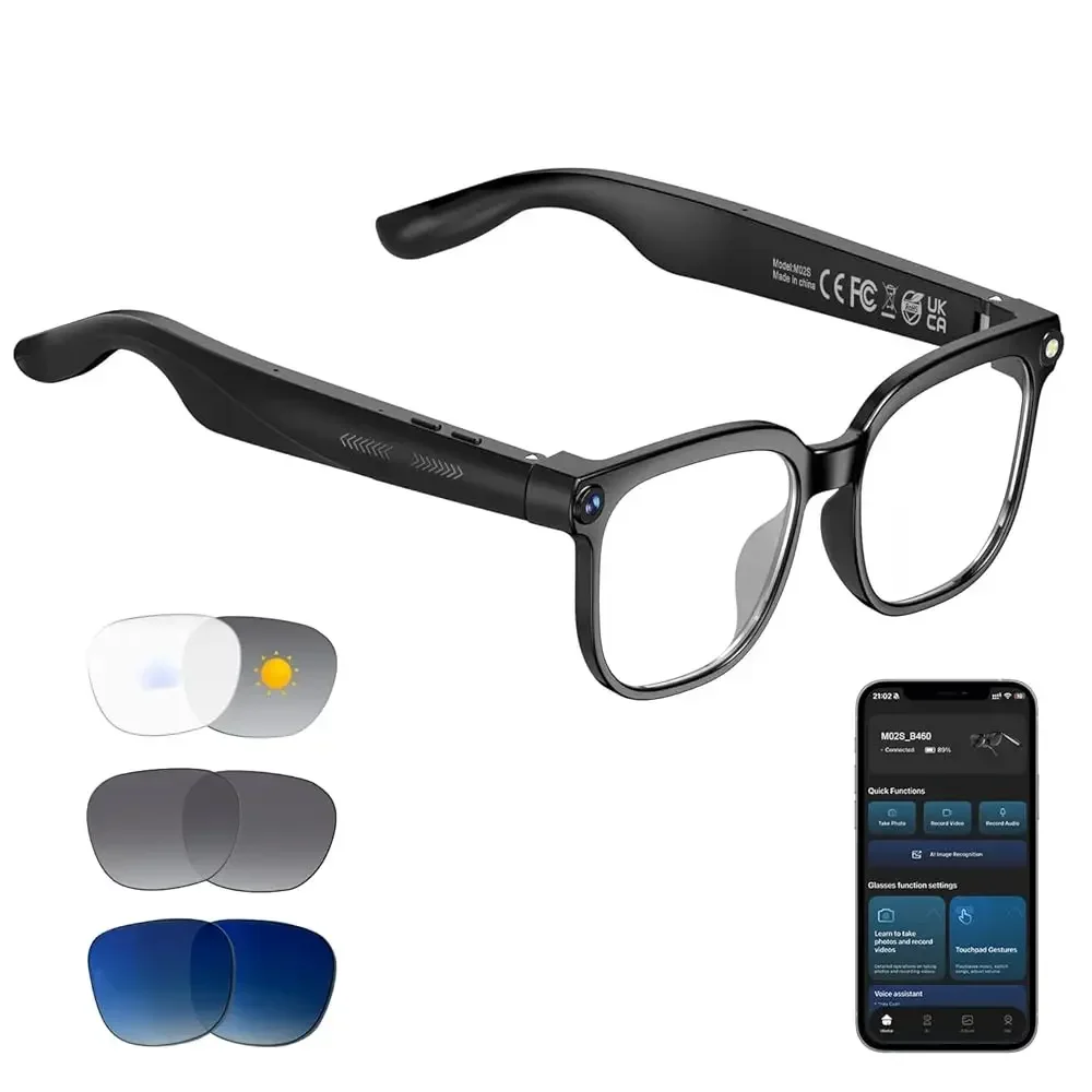 Ailexpress-Free Shipping-AI Smart Glasses with Camera, 8MP HD Camera Glasses with Video Recording Dual Mic, Real-time Translatio
Ailexpress-Free Shipping-AI Smart Glasses with Camera, 8MP HD Camera Glasses with Video Recording Dual Mic, Real-time Translatio