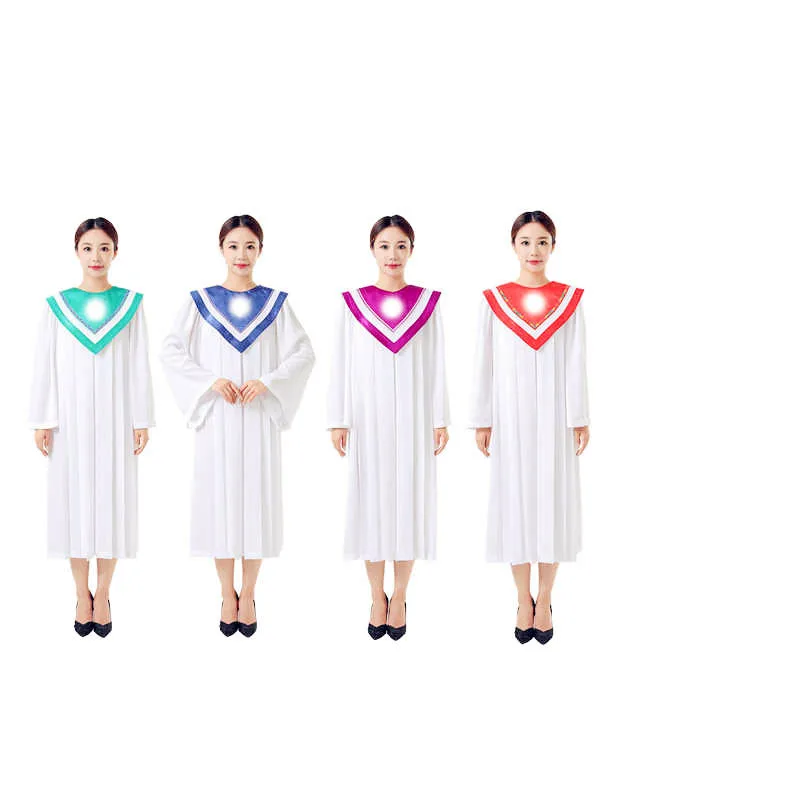 Bible Gown Robe Wear Clothes European Version of Bible Costume Garment Women Church Gospel Choir White Robe Gown Clothing JT001
Bible Gown Robe Wear Clothes European Version of Bible Costume Garment Women Church Gospel Choir White Robe Gown Clothing JT001