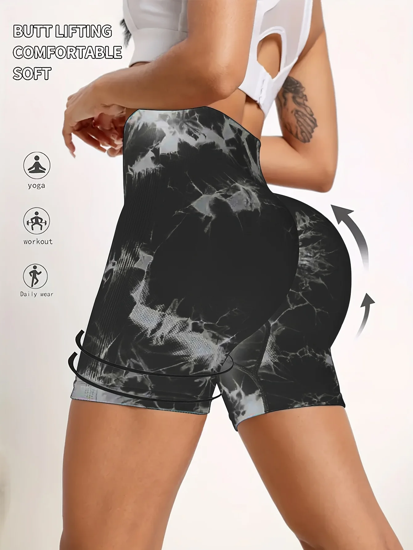 Seamless Tie Dye Yoga Shorts for Women High Waist Quick Dry Fitness Workout Running Shorts Lifting Hip Yoga Sports Tight Shorts
Seamless Tie Dye Yoga Shorts for Women High Waist Quick Dry Fitness Workout Running Shorts Lifting Hip Yoga Sports Tight Shorts