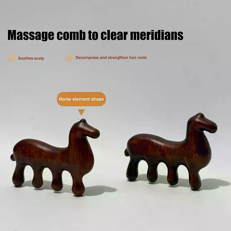 Sandalwood Meridian Massage Comb Zodiac Horse Design Therapy Massage Comb Coarse Tooth Scalp Point Massage Brush
Sandalwood Meridian Massage Comb Zodiac Horse Design Therapy Massage Comb Coarse Tooth Scalp Point Massage Brush
