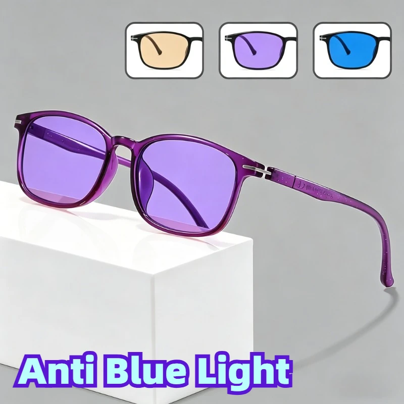 Ultra-light Anti-Blue Light Glasses Purple Lenses Outdoor UV-Protective Sunglasses Computer-Specific Eye Protection Eyewear
Ultra-light Anti-Blue Light Glasses Purple Lenses Outdoor UV-Protective Sunglasses Computer-Specific Eye Protection Eyewear