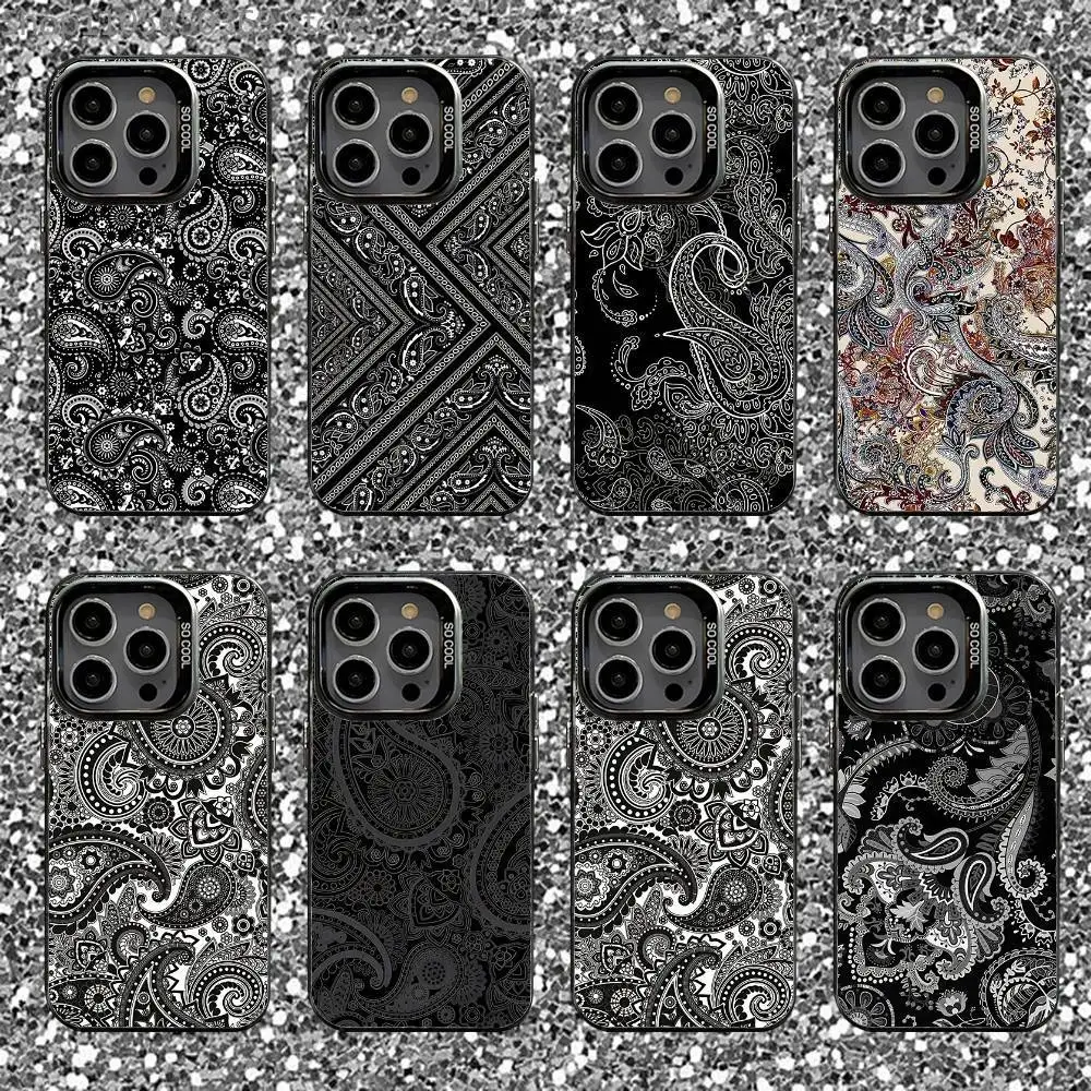 Ethnic Bandana Pattern Phone Case For iPhone 16,15,14,13,12,11,Pro,XS,Max,Plus,Mini,SE Black Candy Matte Shockproof Cover
Ethnic Bandana Pattern Phone Case For iPhone 16,15,14,13,12,11,Pro,XS,Max,Plus,Mini,SE Black Candy Matte Shockproof Cover