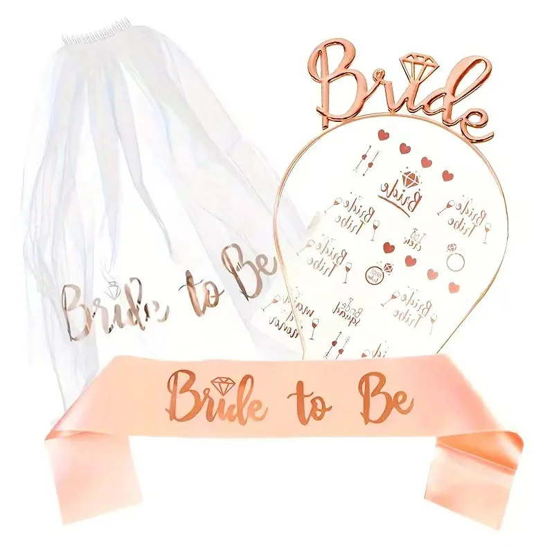 Bride to Be Set Sash Veil Heart Shaped Sunglasses Bridesmaid Gifts Hen Party Bridal Shower Bachelorette Wedding Decors Supplies
Bride to Be Set Sash Veil Heart Shaped Sunglasses Bridesmaid Gifts Hen Party Bridal Shower Bachelorette Wedding Decors Supplies