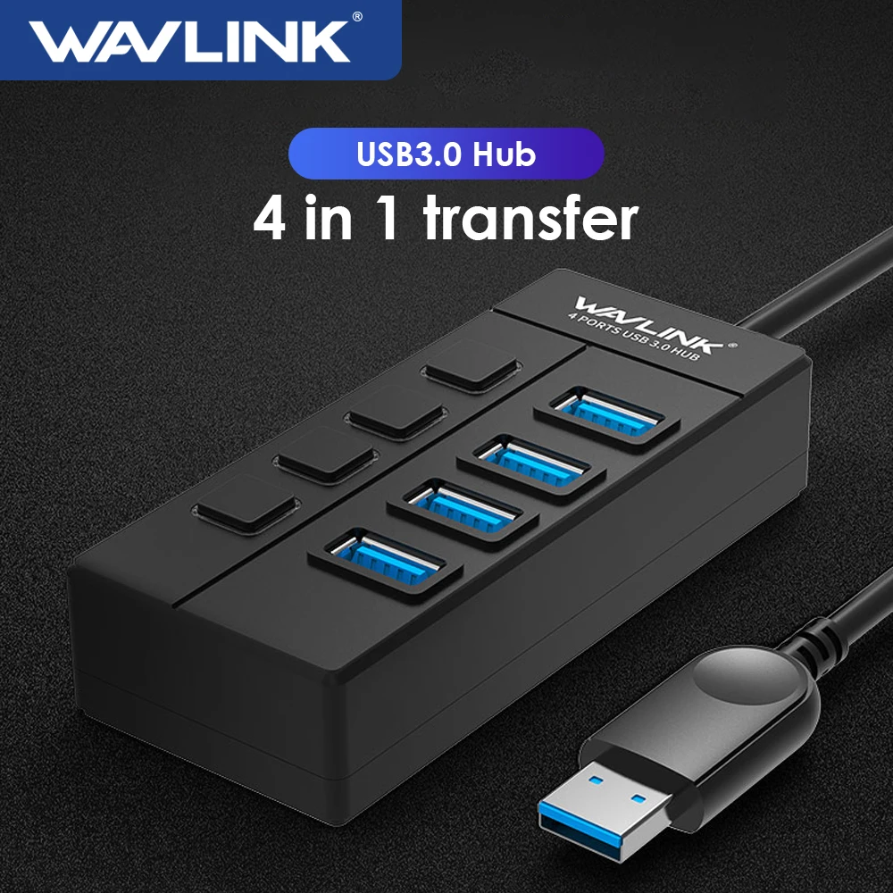 Высокоскоростной концентратор Wavlink, 4 порта USB 3,0, 5 Гбит/с, usb-хаб с индивидуальным переключателем вкл/выкл, usb-хаб, разветвитель, адаптер для ноутбуков Windows и ПК
Высокоскоростной концентратор Wavlink, 4 порта USB 3,0, 5 Гбит/с, usb-хаб с индивидуальным переключателем вкл/выкл, usb-хаб, разветвитель, адаптер для ноутбуков Windows и ПК