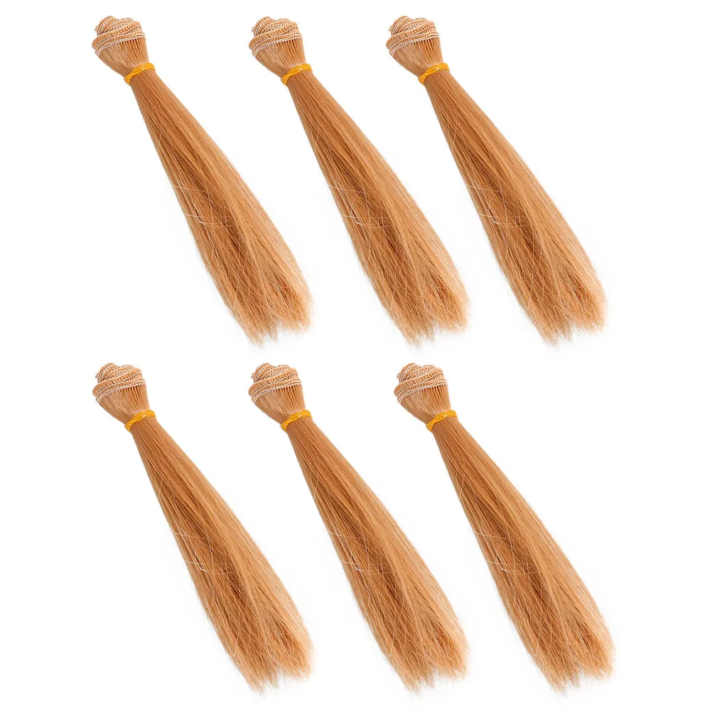 6pcs Hair Wefts High Temperature Silk Straight For Natural Soft Diy Accessories Small Wigs Craft Supplies
6pcs Hair Wefts High Temperature Silk Straight For Natural Soft Diy Accessories Small Wigs Craft Supplies