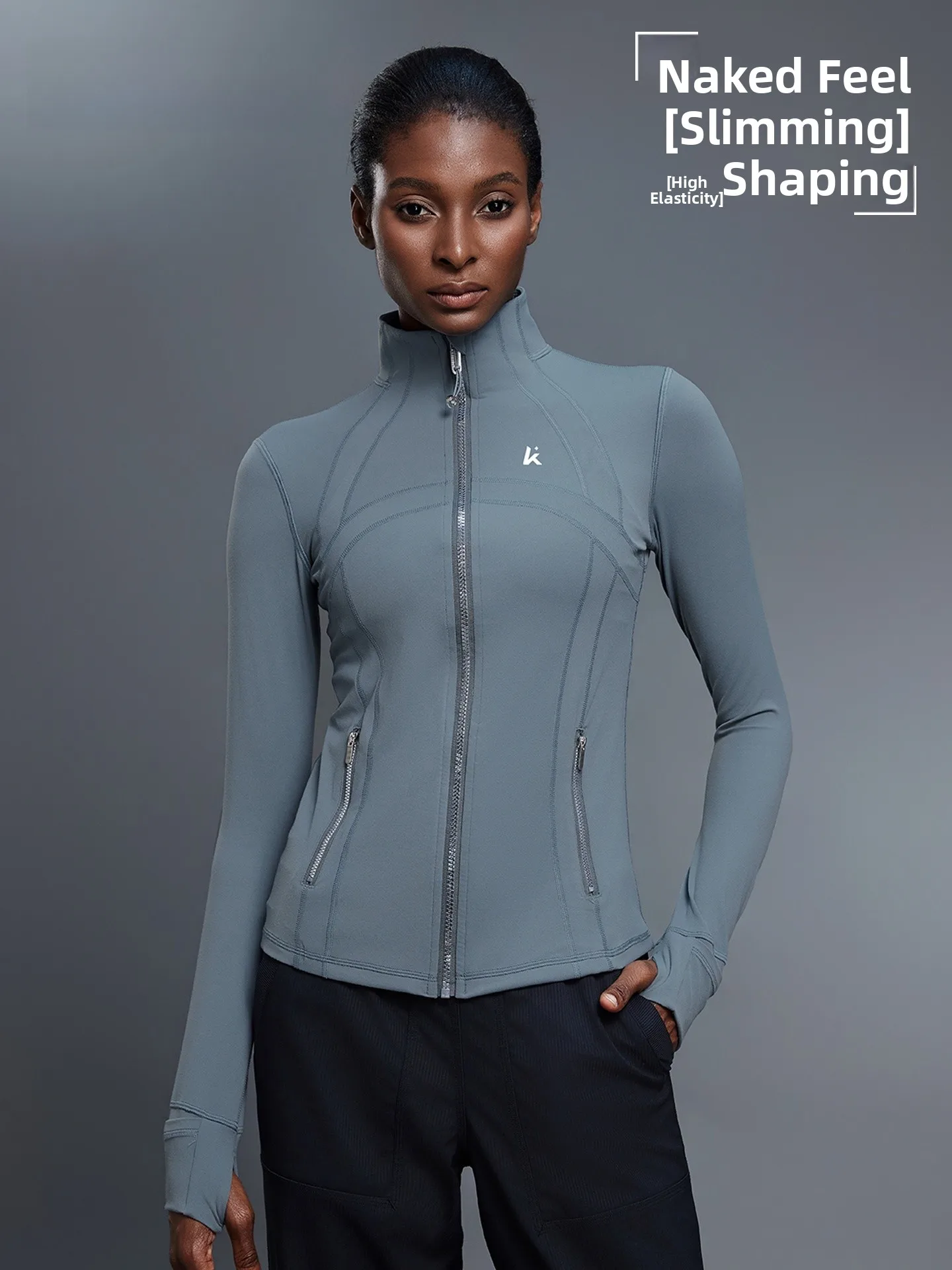 Куртка для йоги и тренировок Fitn High-End: облегающая, с воротником-стойкой, дышащая, теплая, из нейлона и спандекса
Куртка для йоги и тренировок Fitn High-End: облегающая, с воротником-стойкой, дышащая, теплая, из нейлона и спандекса