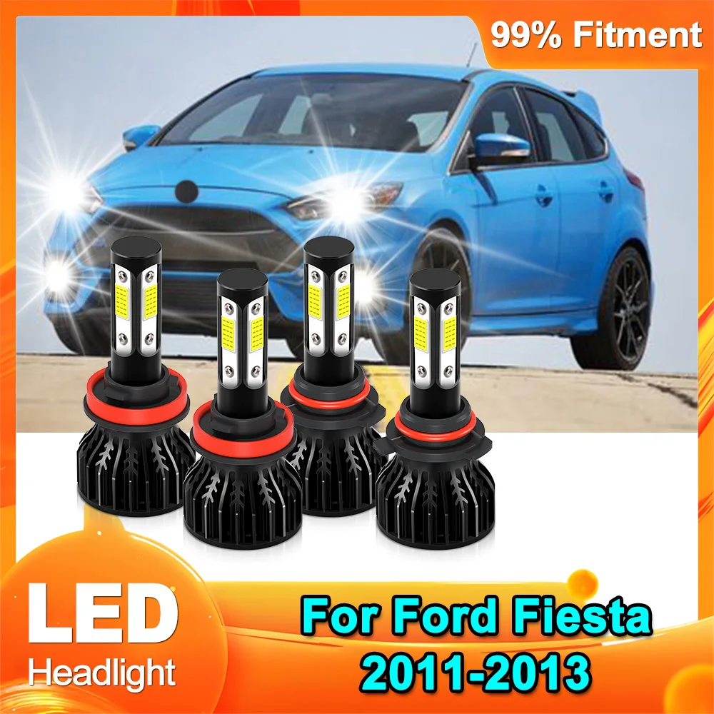 Автомобильная светодиодная фара 6000K White COB Chips 40000LM Фара дальнего ближнего света Супер яркая для Ford Fiesta 2011 2012 2013 Plug and Play
Автомобильная светодиодная фара 6000K White COB Chips 40000LM Фара дальнего ближнего света Супер яркая для Ford Fiesta 2011 2012 2013 Plug and Play