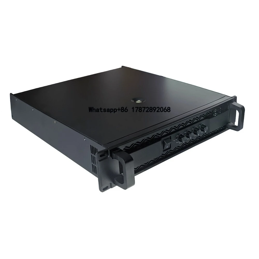 4-Channel 1300W Outdoor Pro Amp Audio Sound Equipment with Double 12inch Metal Speakers for Stage Play
4-Channel 1300W Outdoor Pro Amp Audio Sound Equipment with Double 12inch Metal Speakers for Stage Play