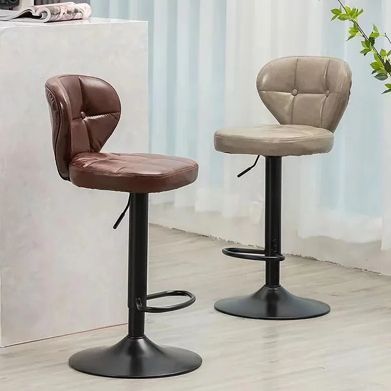 Modern simple backrest bar stool bar chair lifting and rotating home front desk bar chair fashionable high stool
Modern simple backrest bar stool bar chair lifting and rotating home front desk bar chair fashionable high stool