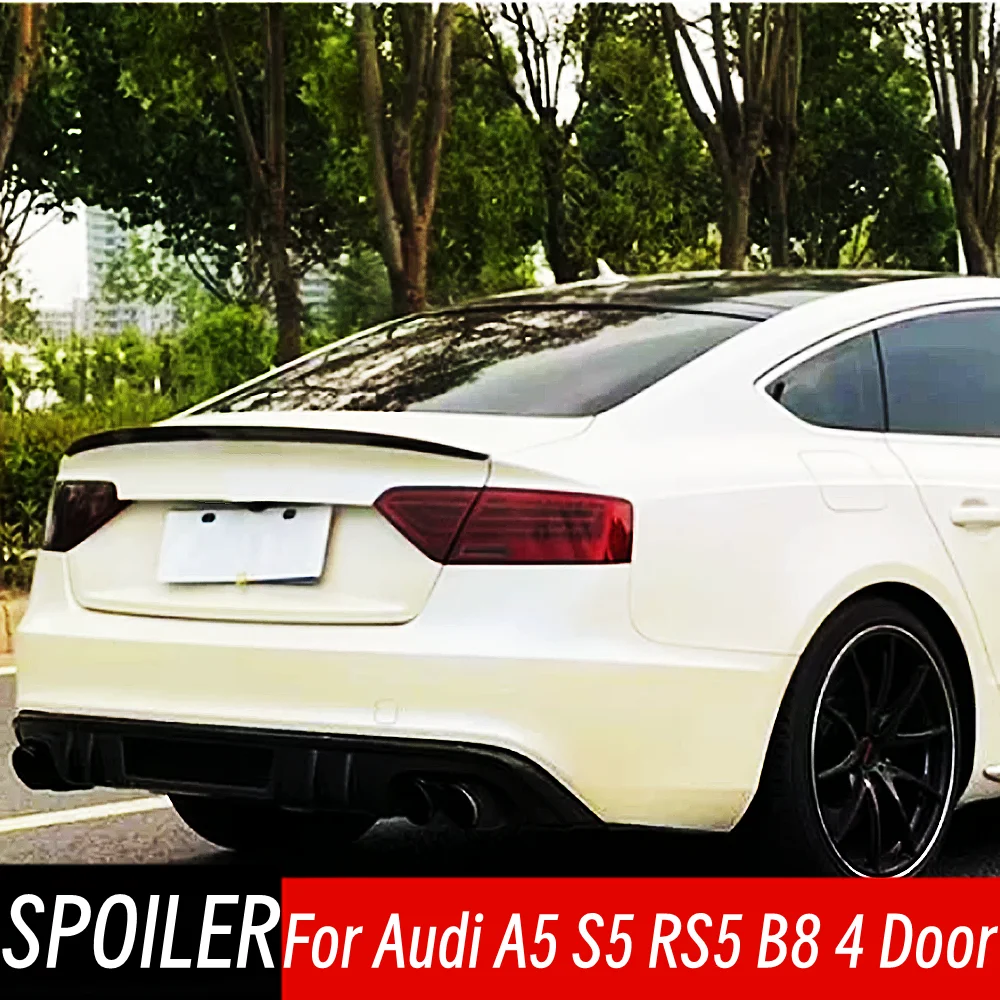 For 2009-2016 Audi A5 S5 RS5 B8 Sedan 4 Door Rear Trunk Lid Boot Ducktail Lip Spoiler Wings Car Black Carbon Exterior Accessorie
For 2009-2016 Audi A5 S5 RS5 B8 Sedan 4 Door Rear Trunk Lid Boot Ducktail Lip Spoiler Wings Car Black Carbon Exterior Accessorie