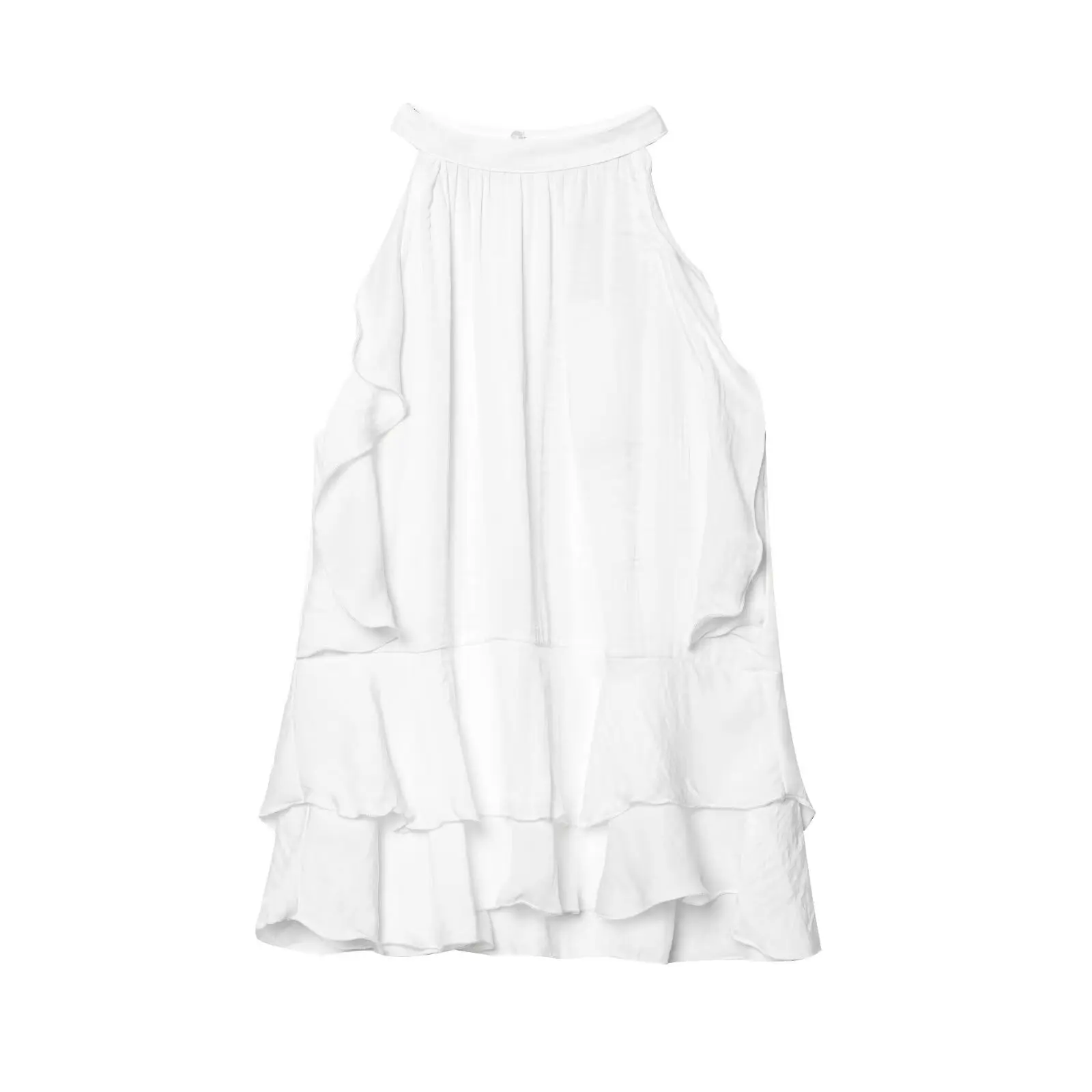 Korejepo Women Tank New 2025 Clothing European American Style Fashionable Simple Layered Decoration Hanging Neck Collar Top
Korejepo Women Tank New 2025 Clothing European American Style Fashionable Simple Layered Decoration Hanging Neck Collar Top