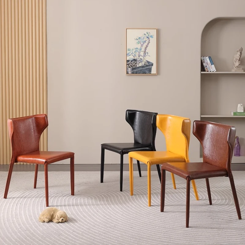 Mid-Century Modern Italian Stackable Dining Chairs Leather Stools Light Luxury High-end Horn-shaped Seats for Home & Restaurant
Mid-Century Modern Italian Stackable Dining Chairs Leather Stools Light Luxury High-end Horn-shaped Seats for Home & Restaurant