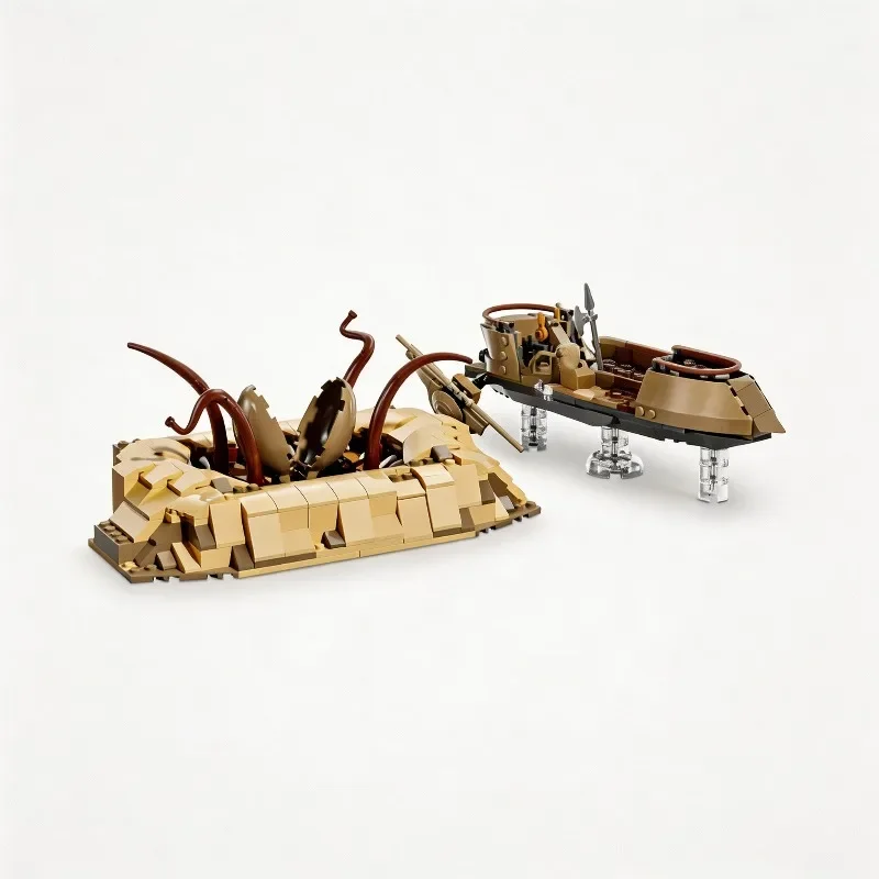 NEW 565PCS Star Battle Movie Desert Skiff Sarlacc Pitmodel DIY Creative Display Model Assembly Building Blocks Gift MOC 75396
NEW 565PCS Star Battle Movie Desert Skiff Sarlacc Pitmodel DIY Creative Display Model Assembly Building Blocks Gift MOC 75396