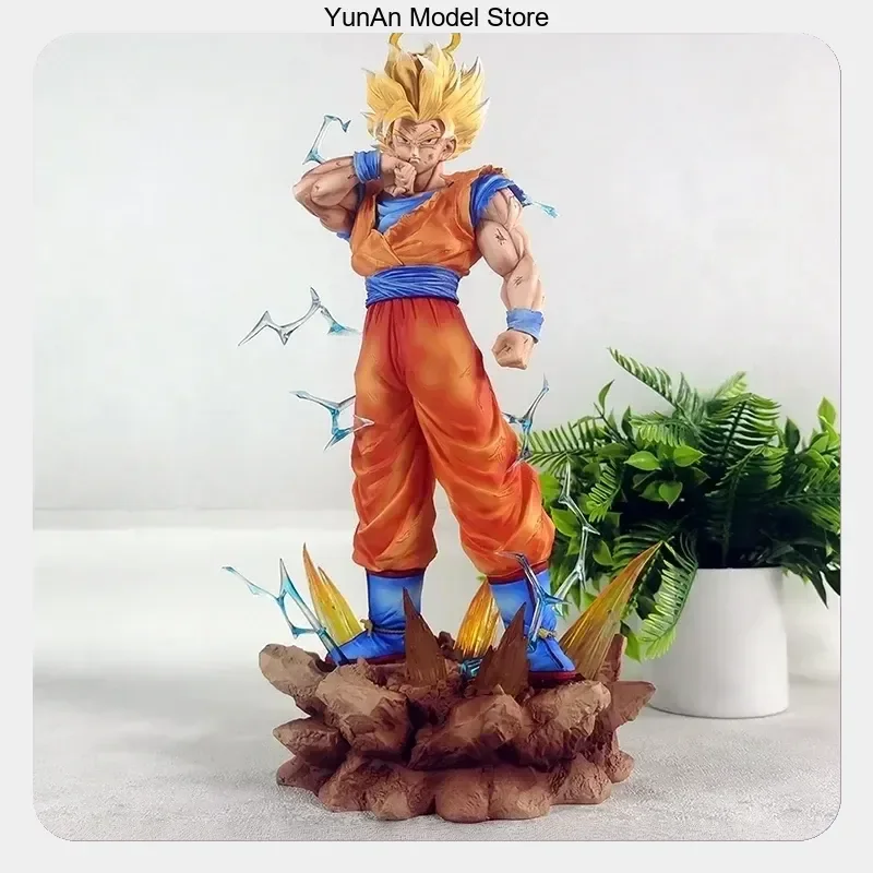 Anime Figure Statue Model Collection Desktop Decoration 34cm Dragon Ball Goku Super Saiyan 2 Battle Break Standing Pose
Anime Figure Statue Model Collection Desktop Decoration 34cm Dragon Ball Goku Super Saiyan 2 Battle Break Standing Pose