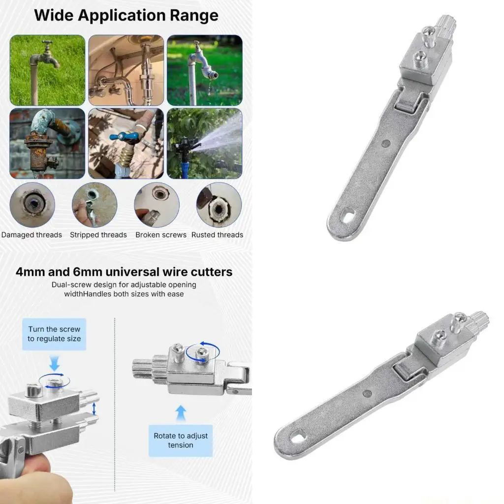 A2BE Strong Grip Bolt Removal Device for 1/2inch and 3/4inch Pipe Extracting Broken Thread Without Slipping in Multiple Scenario
A2BE Strong Grip Bolt Removal Device for 1/2inch and 3/4inch Pipe Extracting Broken Thread Without Slipping in Multiple Scenario