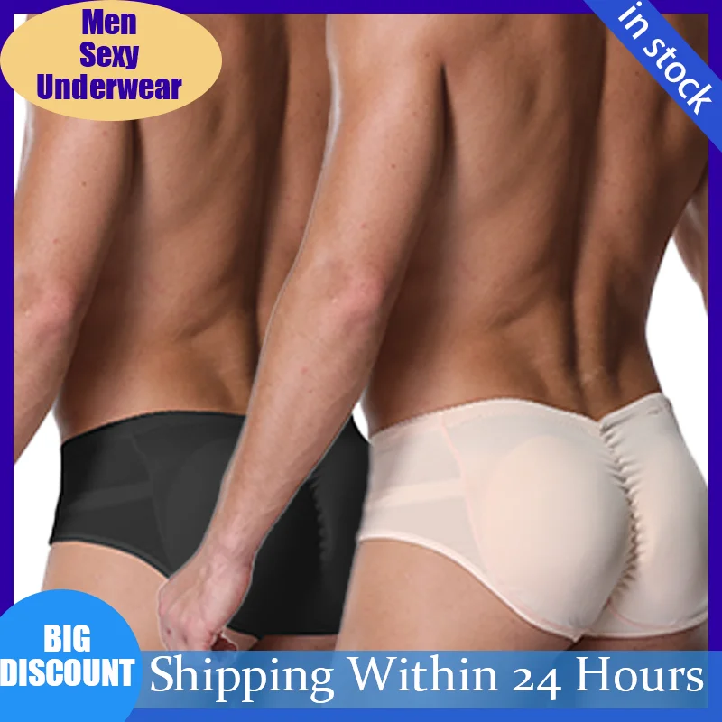 Men's Sexy Underwear Padded Butt Lifter Shaper Tummy Control Panties Hip Enhancer Soft Booster Boxer 2 Detachable Pads Briefs
Men's Sexy Underwear Padded Butt Lifter Shaper Tummy Control Panties Hip Enhancer Soft Booster Boxer 2 Detachable Pads Briefs