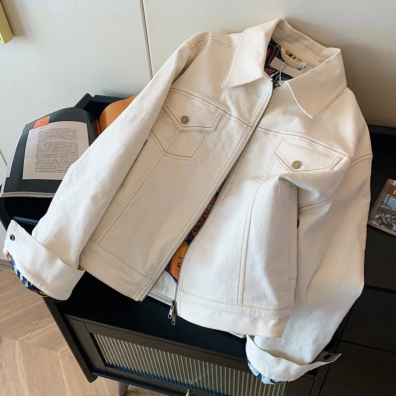 В наличии в американском стиле, белые большие сшитые лацканы для женщин, весна и осень, новый простой элегантный свободный крой
В наличии в американском стиле, белые большие сшитые лацканы для женщин, весна и осень, новый простой элегантный свободный крой