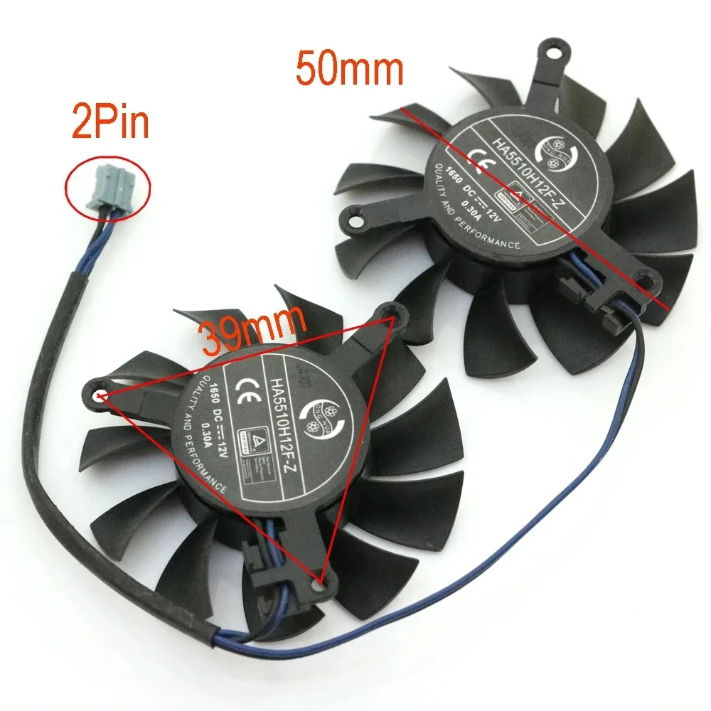 HA5510H12F-Z DC12V 0,30A 50 мм 2-проводной 2-контактный охлаждающий вентилятор для видеокарты MSI GTX1650 LP OCV1
HA5510H12F-Z DC12V 0,30A 50 мм 2-проводной 2-контактный охлаждающий вентилятор для видеокарты MSI GTX1650 LP OCV1