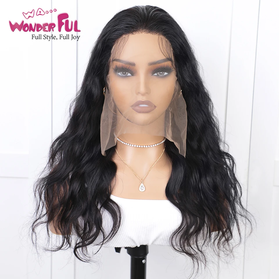 Natural Wonderful Brazilian Remy Hair 1B# Body Wave 13*5 Lace Long Wigs Human Hair Wig Nature For Black Women Lace Wigs
Natural Wonderful Brazilian Remy Hair 1B# Body Wave 13*5 Lace Long Wigs Human Hair Wig Nature For Black Women Lace Wigs