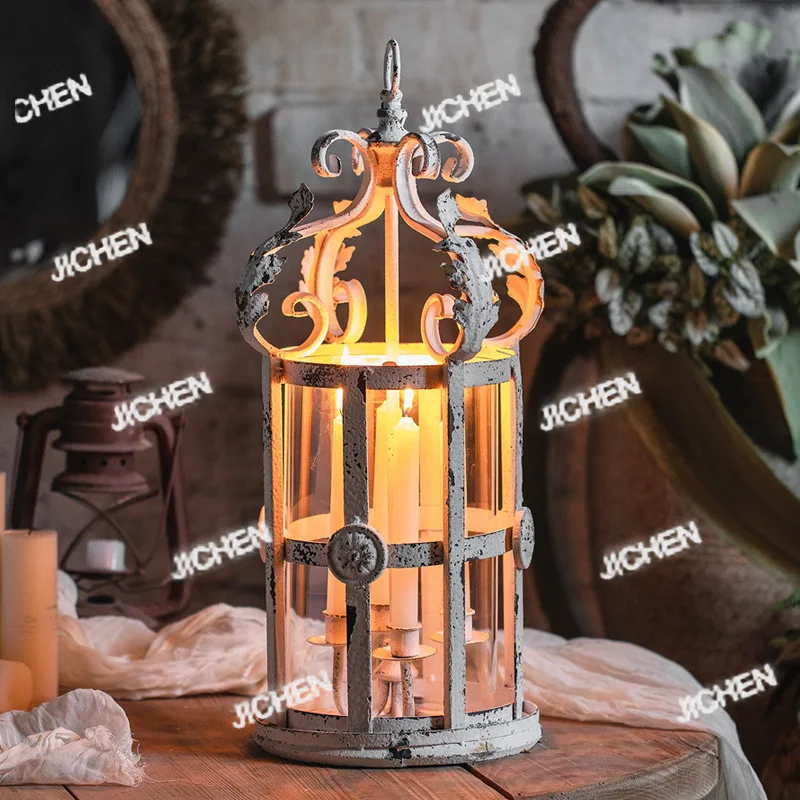 American Retro Candle Holder Made Old Wrought Iron Candle Holder Desktop Decoration Wedding Living Room Ornament CraftsXXH
American Retro Candle Holder Made Old Wrought Iron Candle Holder Desktop Decoration Wedding Living Room Ornament CraftsXXH
