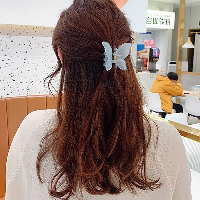 Butterfly Hair Claw Sweet French Acetate Fiber Hair Clamps Colorful Hair Decorate Long Hair Accessories Hair Clip
Butterfly Hair Claw Sweet French Acetate Fiber Hair Clamps Colorful Hair Decorate Long Hair Accessories Hair Clip