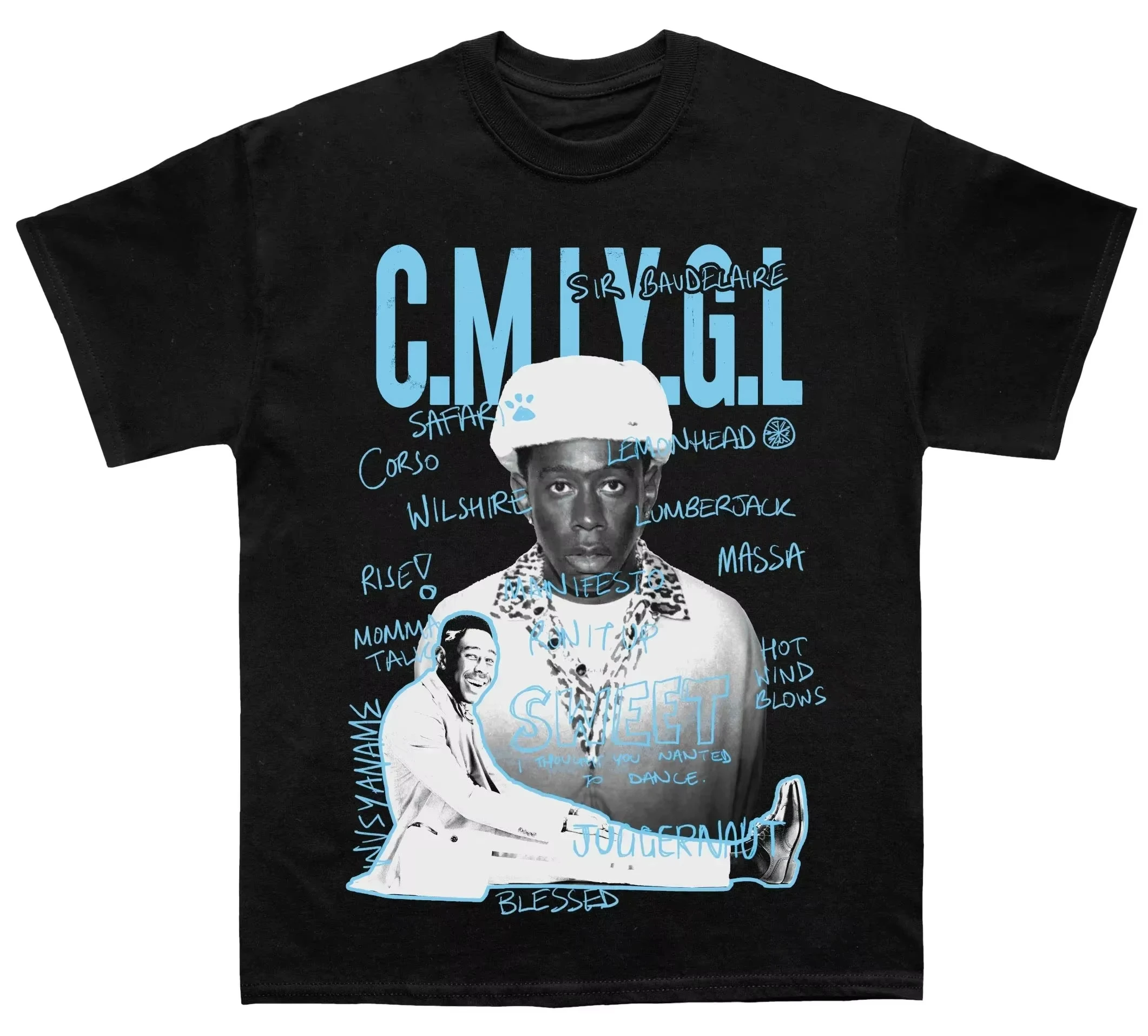 T-Shirt Men Women Tyler The Creator Call Me If You Get Lost Sketchbook Cotton Tees Short Sleeve Retro Oversize T-shirt
T-Shirt Men Women Tyler The Creator Call Me If You Get Lost Sketchbook Cotton Tees Short Sleeve Retro Oversize T-shirt