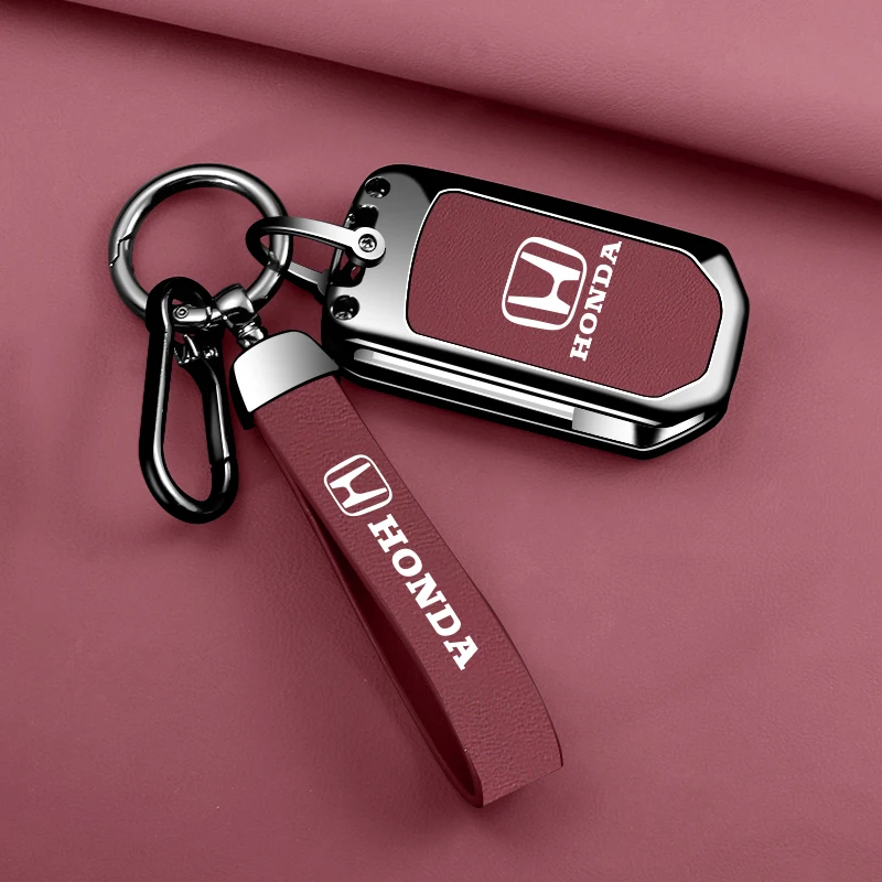 Leather Zinc Alloy Car Key Case Cover Shell For Honda Fit CRV Civic Insight Ridgeline HRV Jazz Accord Protection Fob Accessories
Leather Zinc Alloy Car Key Case Cover Shell For Honda Fit CRV Civic Insight Ridgeline HRV Jazz Accord Protection Fob Accessories