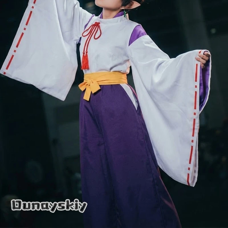 Hemera Cos*New Anime The World Is Dancing Cosplay Oniyasha Japanese Kimono Long Dark Purple Pants Coat Black Long Wigs
Hemera Cos*New Anime The World Is Dancing Cosplay Oniyasha Japanese Kimono Long Dark Purple Pants Coat Black Long Wigs