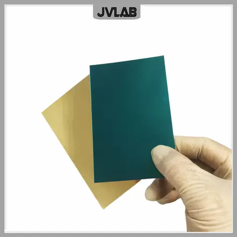 Hall Groove Electroplating Brass Cathode Plate 100*65*0.2mm Special For Hull Cell Testing Experiment Cathode Single Coated 10/PK