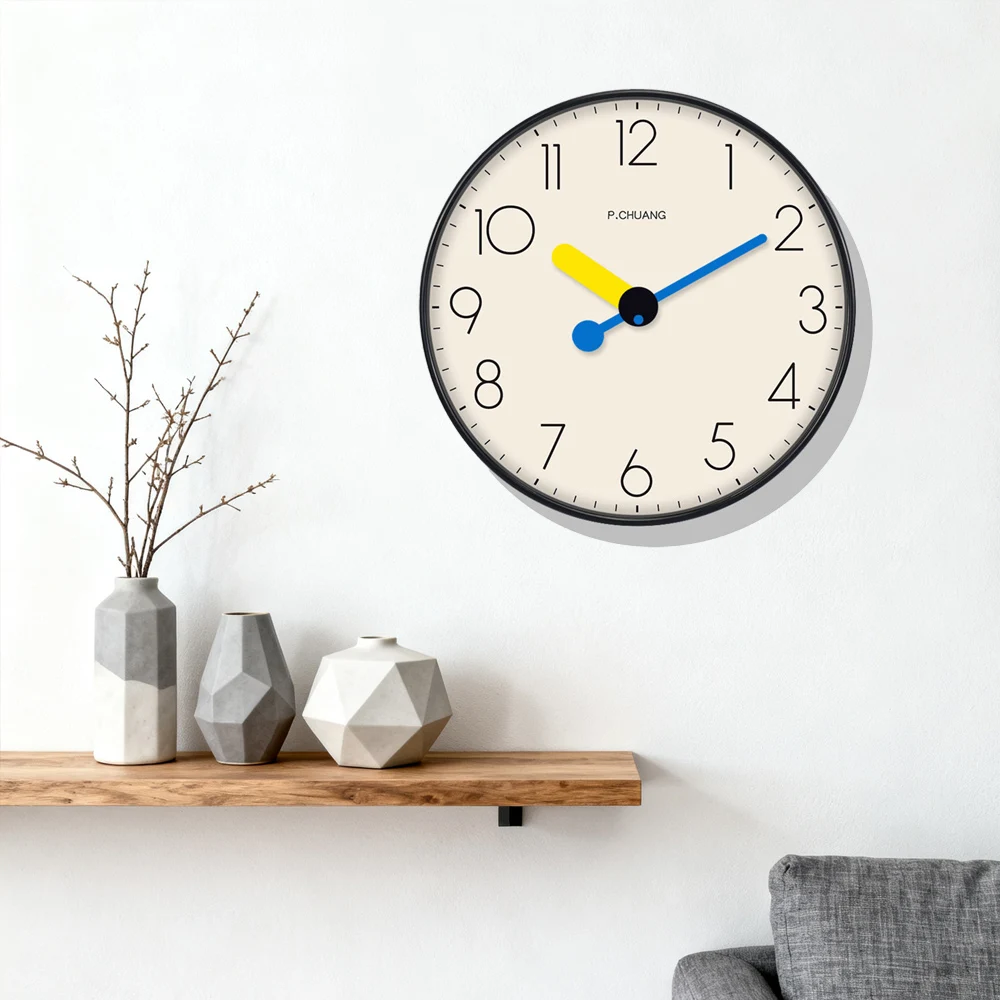 Simple Quartz Wall Clock Large Digital Cartoon Hands Easy To Read Modern Silent And Non Ticking Wall Mounted Home Decoration
Simple Quartz Wall Clock Large Digital Cartoon Hands Easy To Read Modern Silent And Non Ticking Wall Mounted Home Decoration