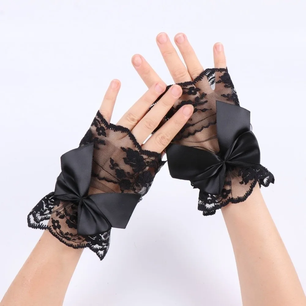 Lace Fake Sleeves Mesh Flower Short Fingerless Gloves Detachable Bowknot Wrist Cuffs Party Cosplay Evening Prom Decor
Lace Fake Sleeves Mesh Flower Short Fingerless Gloves Detachable Bowknot Wrist Cuffs Party Cosplay Evening Prom Decor