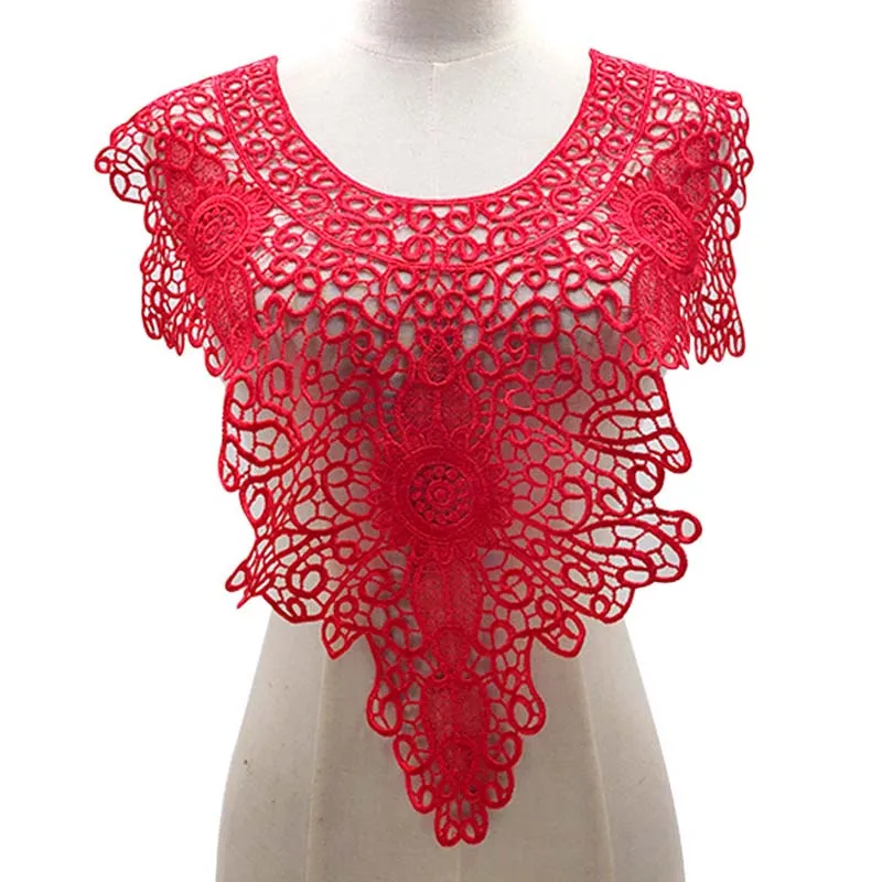 10Pieces/lot Women Elegant Floral Hollow out Lace Neckline Fake Collar Lace Fabric Shirt Blouse French Lace Fabric Sewing Laces
10Pieces/lot Women Elegant Floral Hollow out Lace Neckline Fake Collar Lace Fabric Shirt Blouse French Lace Fabric Sewing Laces