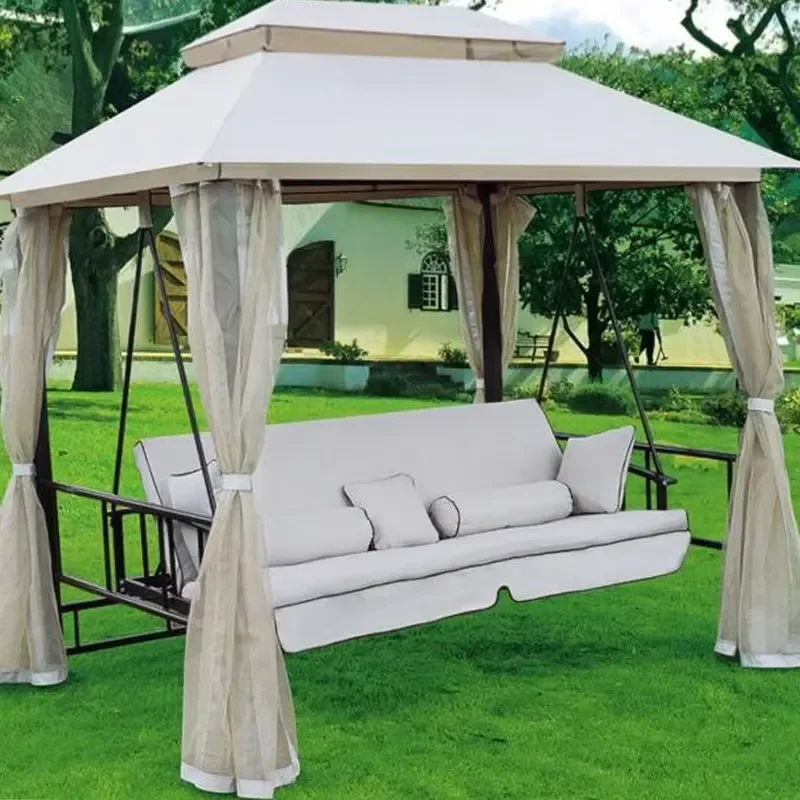 Luxury Iron Patio Garden Gazebo Sofa 3 Seater and Bed Outdoor Swing
Luxury Iron Patio Garden Gazebo Sofa 3 Seater and Bed Outdoor Swing