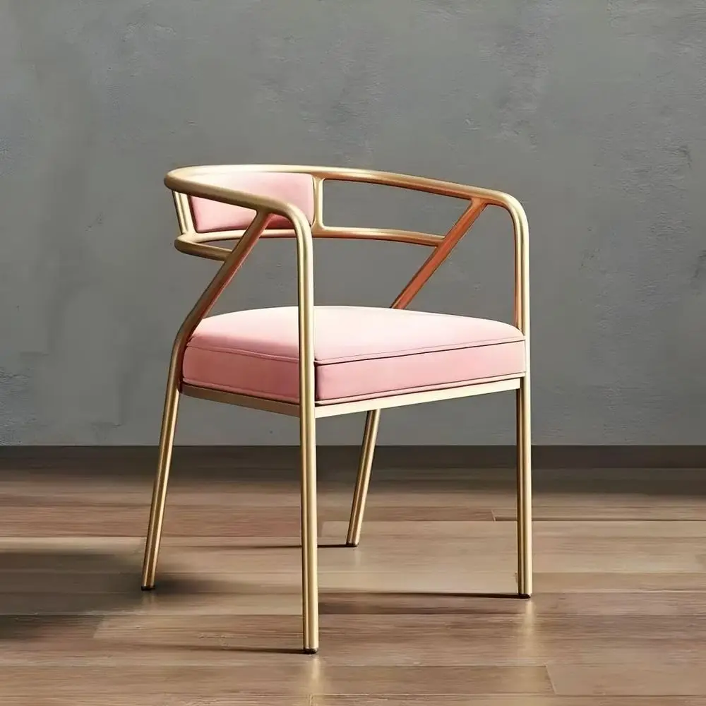 Pink Upholstered Armchair with Cushion for Waiting Areas or Home Living Rooms - 1 Piece
Pink Upholstered Armchair with Cushion for Waiting Areas or Home Living Rooms - 1 Piece