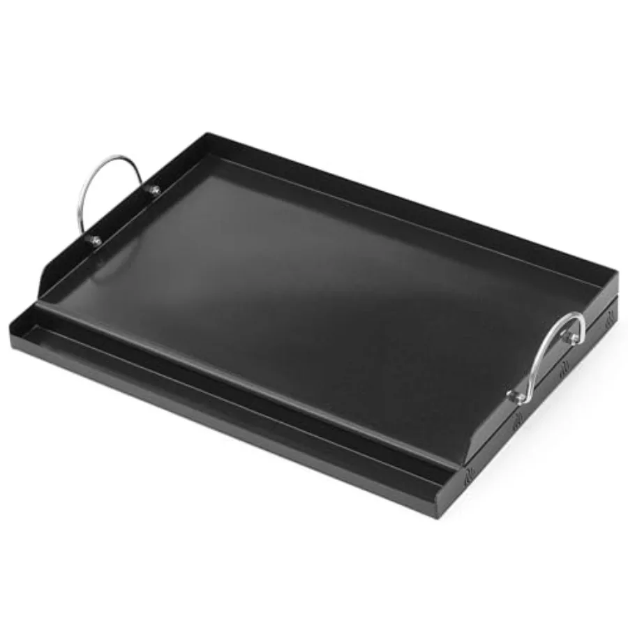Universal BBQ Griddle with Handles for Most Grills Ceramic Coated Non-stick Flat Top Griddle for Outdoor Cooking 18"L x 12.6"W
Universal BBQ Griddle with Handles for Most Grills Ceramic Coated Non-stick Flat Top Griddle for Outdoor Cooking 18"L x 12.6"W