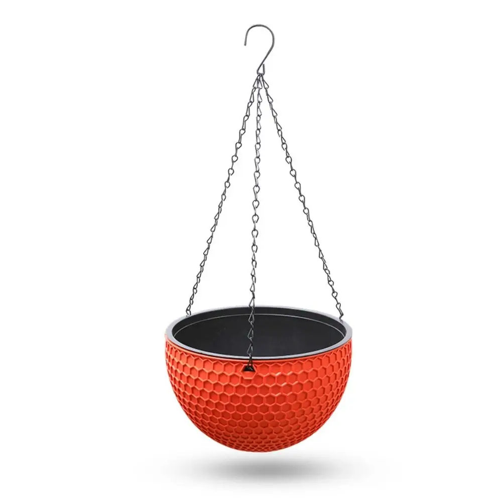 With Drainer and Hanging Chain Honeycomb Hanging Flower Pot Hydroponic Thickened Hanging Flower Basket Sturdy Resin Plant Pot 
With Drainer and Hanging Chain Honeycomb Hanging Flower Pot Hydroponic Thickened Hanging Flower Basket Sturdy Resin Plant Pot