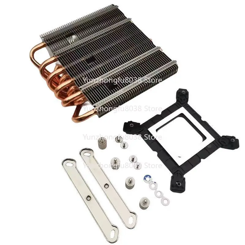 Fanless 10 Heat Pipe Reflow Soldering Ultra-thin Air-cooled Radiator 12CM Total Height 50MM 115X 1700 2011
Fanless 10 Heat Pipe Reflow Soldering Ultra-thin Air-cooled Radiator 12CM Total Height 50MM 115X 1700 2011