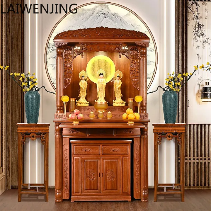 SGF Buddhist niche vertical cabinet household solid wood table new Chinese simplicity
SGF Buddhist niche vertical cabinet household solid wood table new Chinese simplicity
