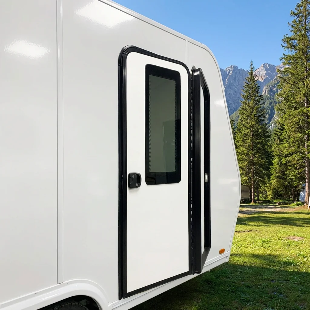 Privacy Window Conversion Door For Camper Van White Aluminum Alloy Blackout Slide-in Panel For Stealth Camping In Urban Areas
Privacy Window Conversion Door For Camper Van White Aluminum Alloy Blackout Slide-in Panel For Stealth Camping In Urban Areas