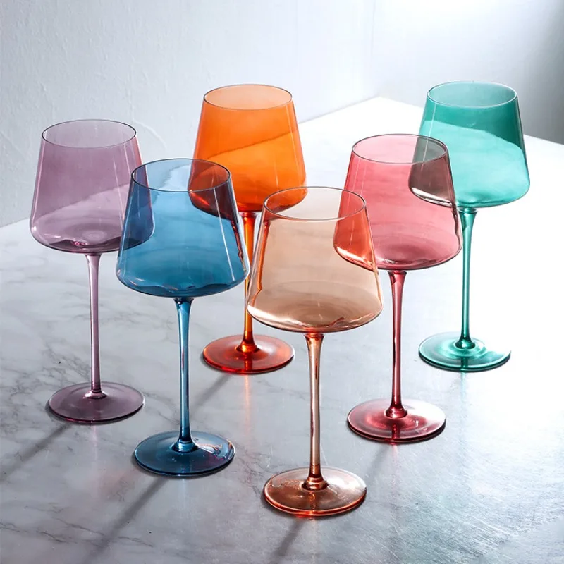 1Pcs Colorful Stemmed Glass Creative Spray Wine Cup Burgundy Red Wine Goblet
1Pcs Colorful Stemmed Glass Creative Spray Wine Cup Burgundy Red Wine Goblet
